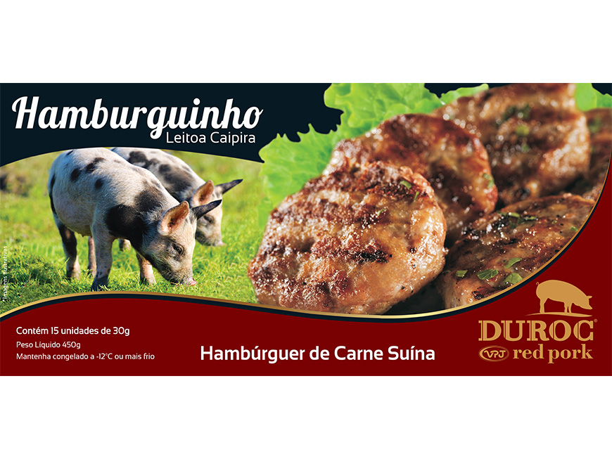 Hamburguinho de Leitoa Caipira